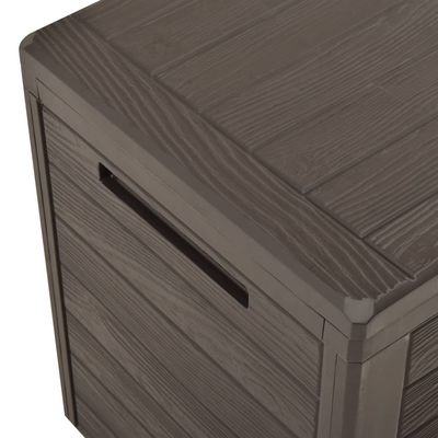 vidaXL Garden Storage Box Brown 116x44x55 cm