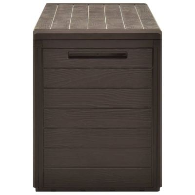 vidaXL Garden Storage Box Brown 116x44x55 cm