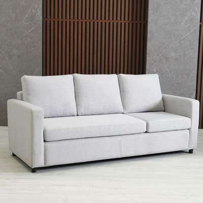 Lara 3-seater Fabric Left and Right Reversible Corner Sofa - Grey - With 2-Year Warranty