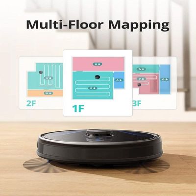 Eufy RoboVac L35 Hybrid Plus Robotic Vacuum Cleaner, Black