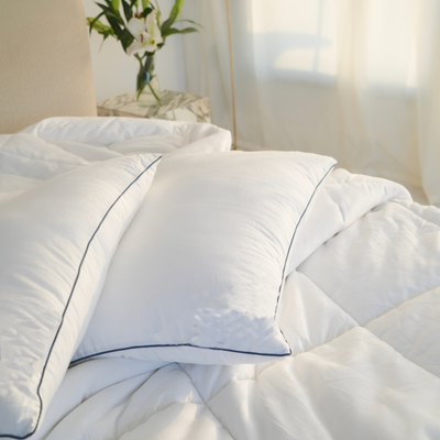 Pillow Allergy Shield 100% Cotton Cover and 100% Microfiber Filling 1300GSM Size 50 x 75 cm