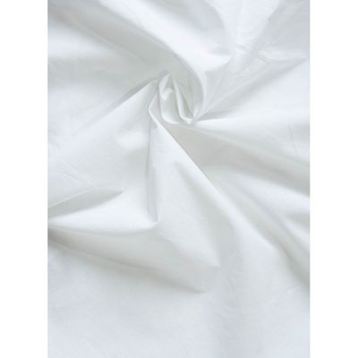 Fitted Bed Sheet 100% cotton King 203x193 cm White Color