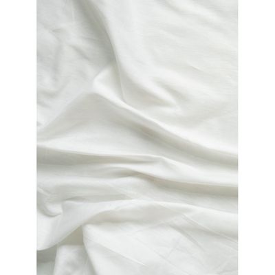 Fitted Bed Sheet 100% cotton King 203x193 cm Off-White Color