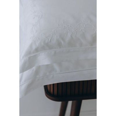 Duvet Cover Sets Arista Vines - Cotton Sateen 500-Thread-Count With Embroidery Queen Size 224 x 224 cm