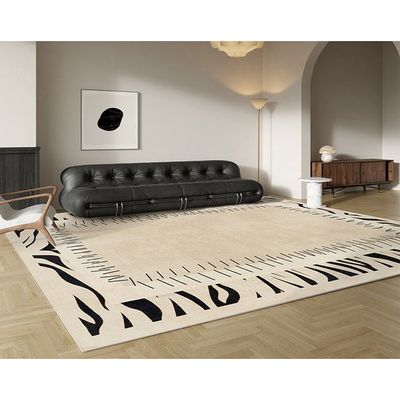 Modern Crystal Velvet Anti Slip Carpet For Living Room and Bedroom With Soft and Stain Resistant Material (120X160)