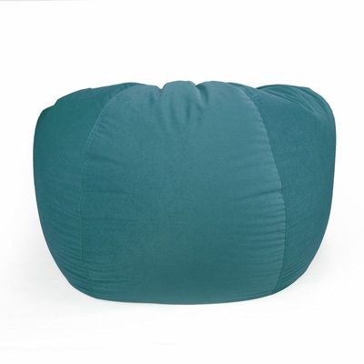 Jumbble Nest Soft Suede Bean Bag with Filling | Cozy Bean Bag Best for Lounging Indoor | Kids & Adult | Soft Velvet Fabric | Filled with Polystyrene Beads (Kids, Blue)