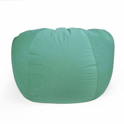 Jumbble Nest Soft Suede Bean Bag with Filling | Cozy Bean Bag Best for Lounging Indoor | Kids & Adult | Soft Velvet Fabric | Filled with Polystyrene Beads (Kids, Mint Green)