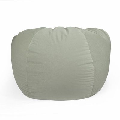 Jumbble Nest Soft Suede Bean Bag with Filling | Cozy Bean Bag Best for Lounging Indoor | Kids & Adult | Soft Velvet Fabric | Filled with Polystyrene Beads (X-Large, Grey)