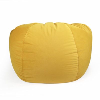 [Washable] Jumbble Nest Soft Suede Bean Bag with Removable Layer | Cozy Bean Bag Ideal for Indoor Lounging | Kids & Adult | Soft Velvet Fabric | Filled with Polystyrene Beads (KIDS, Beige)