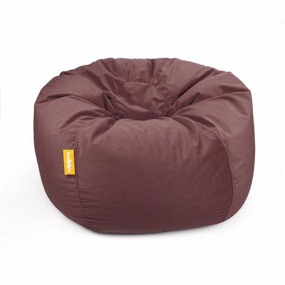 [Washable] Jumbble Nest Soft Suede Bean Bag with Removable Layer | Cozy Bean Bag Ideal for Indoor Lounging | Kids & Adult | Soft Velvet Fabric | Filled with Polystyrene Beads (X-Large, Dark Pink)