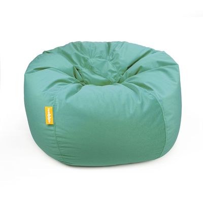 [Washable] Jumbble Nest Soft Suede Bean Bag with Removable Layer | Cozy Bean Bag Ideal for Indoor Lounging | Kids & Adult | Soft Velvet Fabric | Filled with Polystyrene Beads (X-Large, Mint Green)