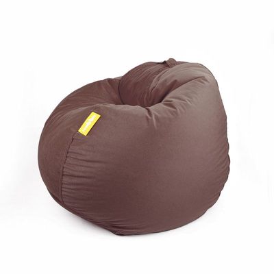 Jumbble Classic Round Soft Suede Bean Bag with Filling | Cozy Bean Bag Perfect for Lounging | Adults & Kids | Soft Velvet Fabric | Filled with Polystyrene Beads (Dark Pink, Kids-XS)
