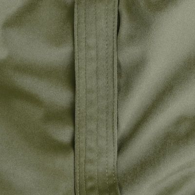 كيس فول من جلد الغزال الناعم الدائري الكلاسيكي من جامبل مع حشوة | كيس فول مريح مثالي للاسترخاء | الكبار والصغار | قماش مخملي ناعم | مملوءة بخرز البوليسترين (أخضر عسكري، XL)