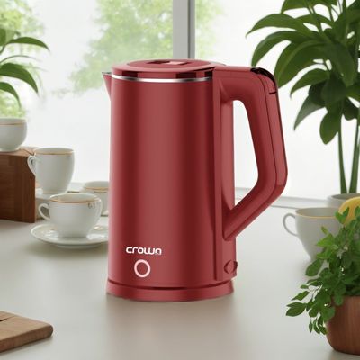 Crownline KT-394 Cordless Kettle with 1.8L Capacity, Boil Dry Protection