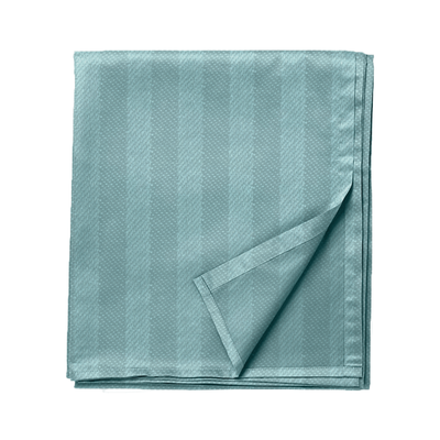 BYFT Tulip (Sea Green) Single Size Flat Sheet with 1 cm Satin Stripe (160 x 280 Cm-Set of 1 Pc) 100% Cotton, Soft and Luxurious Hotel Quality Bed linen-300 TC