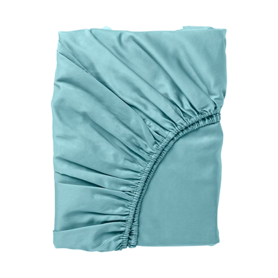 BYFT Orchard Exclusive (Sea Green) Single Size Fitted Sheet (90 x 210 + 30 Cm -Set of 1 Pc) Cotton percale Weave, Soft and Luxurious, High Quality Bed linen -180 TC