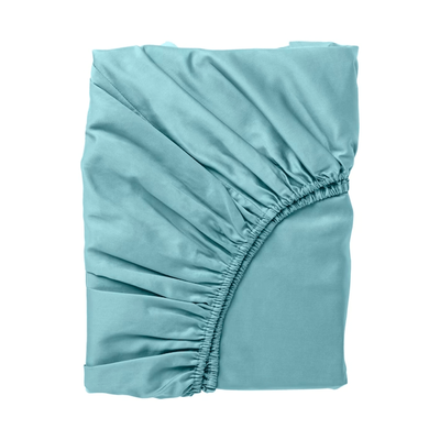 BYFT Orchard Exclusive (Sea Green) Queen Size Fitted Sheet (Set of 1 Pc) Cotton percale Weave, Soft and Luxurious, High Quality Bed linen -180 TC