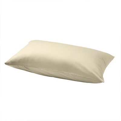 غطاء وسادة بستان حصريًا (كريمي) (مجموعة من قطعة واحدة) نسيج قطني، ناعم وفاخر، أغطية سرير عالية الجودة -180 TC