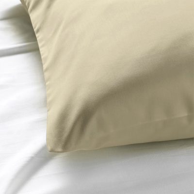 غطاء وسادة بستان حصريًا (كريمي) (مجموعة من قطعة واحدة) نسيج قطني، ناعم وفاخر، أغطية سرير عالية الجودة -180 TC