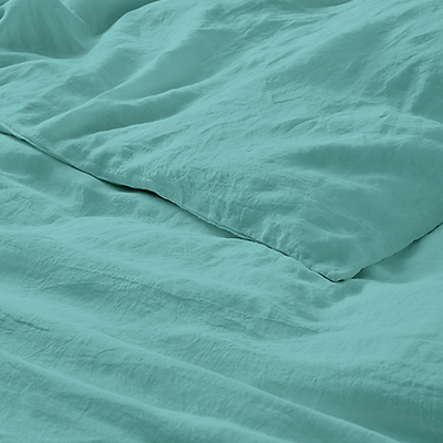 غطاء لحاف مقاس فردي بستان حصريًا (أخضر بحري) (165 × 245 + 30 سم - مجموعة من قطعة واحدة) نسيج قطني ناعم وفاخر، أغطية سرير عالية الجودة -180 TC