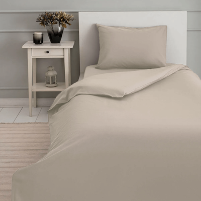 BYFT Orchard Exclusive (Beige) Single Size Duvet Cover (165 x 245 + 30 Cm -Set of 1 Pc) Cotton percale Weave, Soft and Luxurious, High Quality Bed linen -180 TC