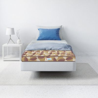 Sleepwell Tarang Foldable Mattress | PU Foam |  Neem Fresche Technology| Single Bed Size (190L x 90W x 10H cm)