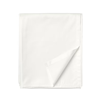 BYFT Orchard Exclusive (White) Single Size Flat Sheet and Pillow covers (Set of 2 Pcs) Cotton percale Weave, Soft and Luxurious, High Quality Bed linen -180 TC