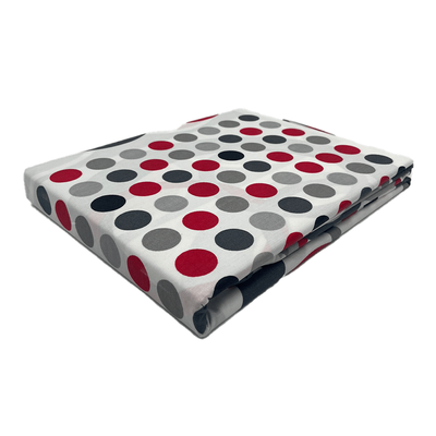 BYFT Orchard Premium Bed Sheet 150 x 230 Cm Pillowcase 52 x 73 + 12 Cm 144 Tc Multicolor Polka Dots Polycotton Set of 2