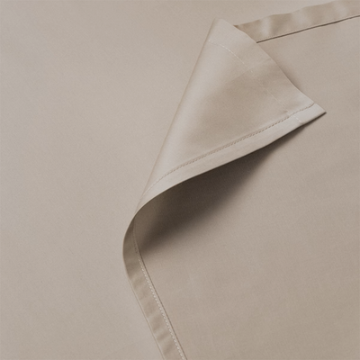 BYFT Tulip (Sand) Single Size Flat Sheet (160 x 280 Cm-Set of 1 Pc) 100% Cotton, Soft and Luxurious Hotel Quality Bed linen-300 TC
