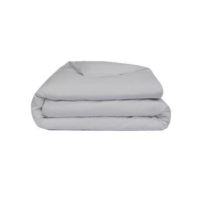 ملاءة مسطحة مقاس فردي من بستان الحصري (رمادي)، غطاء لحاف وأغطية وسائد (مجموعة من 4 قطع) نسيج قطني، ناعم وفاخر، أغطية سرير عالية الجودة -180 TC