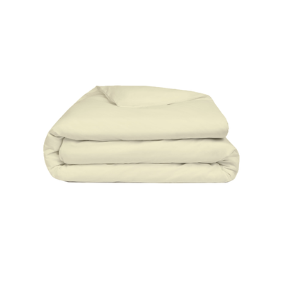 BYFT Orchard Exclusive (Cream) Single Size Flat Sheet,Duvet cover and Pillow covers (Set of 4 Pcs) Cotton percale Weave, Soft and Luxurious, High Quality Bed linen -180 TC