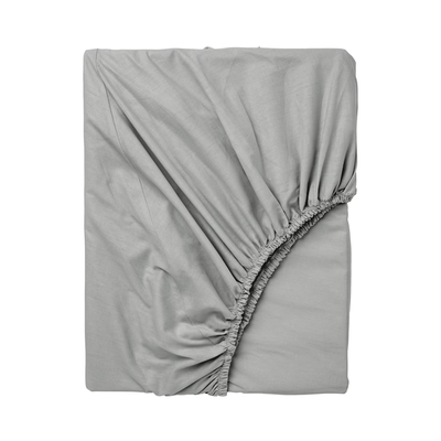 بستان الحصري (رمادي) ملاءة جاهزة مقاس واحد، غطاء لحاف وأغطية وسائد (مجموعة من 4 قطع) نسيج قطني، ناعم وفاخر، أغطية سرير عالية الجودة -180 TC