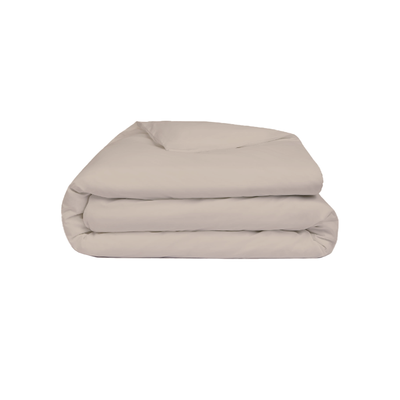 ملاءة سرير مقاس فردي من التوليب (الرمال)، غطاء لحاف وأغطية وسائد (مجموعة من 3 قطع) 100% قطن، أغطية سرير ناعمة وفاخرة بجودة الفنادق - 300 TC