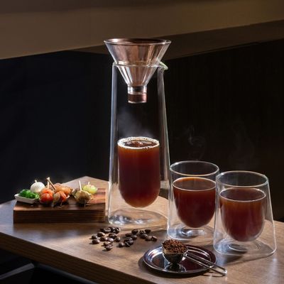 The Dripper Pour Over Coffee Set - Rose Gold 720ml Capacity