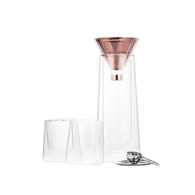 The Dripper Pour Over Coffee Set - Rose Gold 720ml Capacity