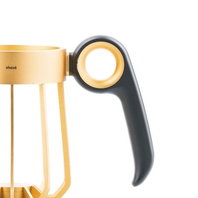 The Steamcatcher Swan Neck Kettle - Gold 750ml Capacity