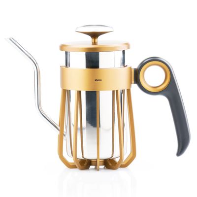 The Steamcatcher Swan Neck Kettle - Gold 750ml Capacity