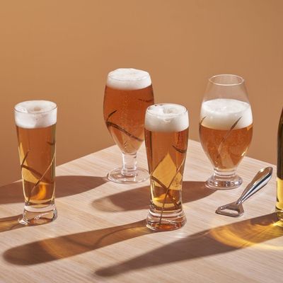 Beerstein Beer Pyrex Glasses - Set of 4pc