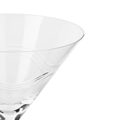 Muse Martini Lead Free Cystal Glasses-Set of 6pc 215ml Capacity