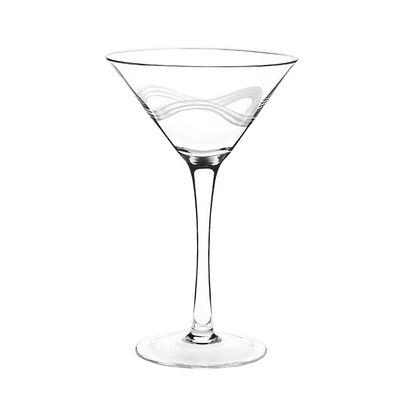 Muse Martini Lead Free Cystal Glasses-Set of 6pc 215ml Capacity