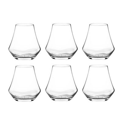 Scentaur Whiskey Snifter Lead Free Cystal Glasses-Set of 6pc 370ml Capacity