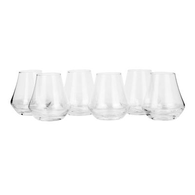 Scentaur Whiskey Snifter Lead Free Cystal Glasses-Set of 6pc 370ml Capacity