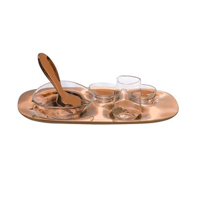 The Array Serving Platter Stainless Steel - Rose Gold