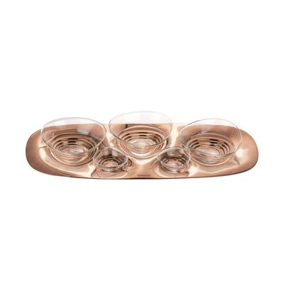 The Farrago Serving Platter Stainless Steel - Rose Gold