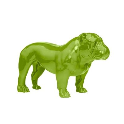 Angus Green-Bulldog Figurine