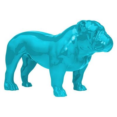 Angus Turquoise-Bulldog Figurine