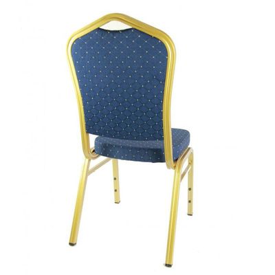 Maple Home Accent Banquet Chair Armless Fabric Golden Metal Frame Casual Back Stainless Steel Dining Parties Restaurant Functional Furniture.