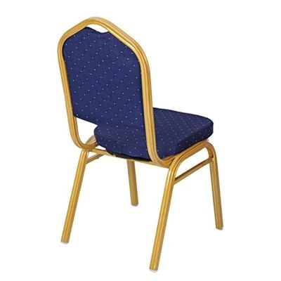 Maple Home Accent Banquet Chair Armless Fabric Golden Metal Frame Casual Back Stainless Steel Dining Parties Restaurant Functional Furniture.