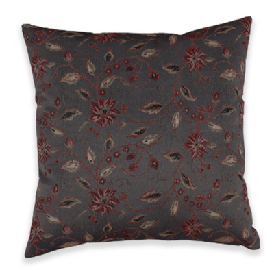 BYFT Blossom Dark Grey 16 x 16 Inch Decorative Cushion Cover - Set of 2