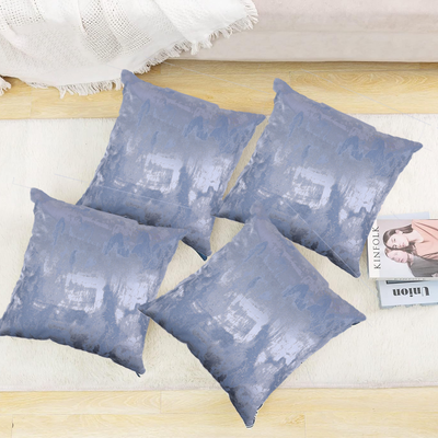 BYFT Tranquil Twilight Grey 16 x 16 Inch Decorative Cushion Cover Set of 2